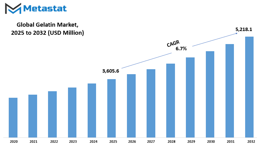 Gelatin Market Size By Value