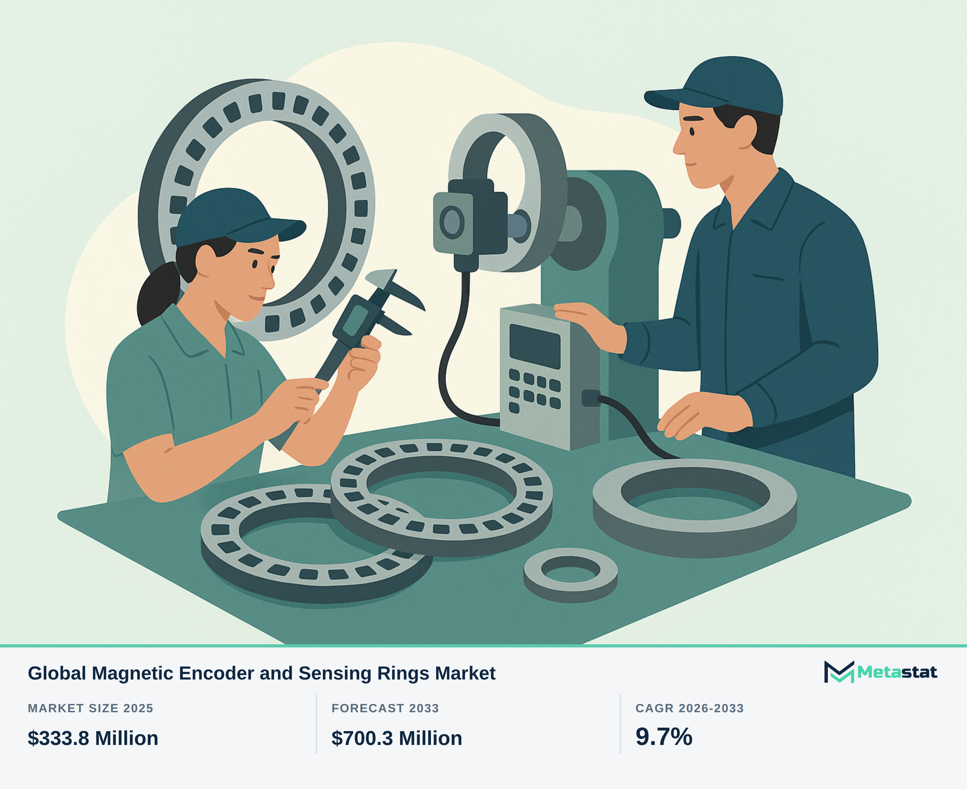Magnetic Encoder and Sensing Rings Market Overview